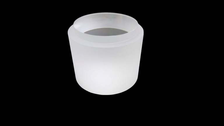 석영 원형 외경120mm 두께100t 단차가공